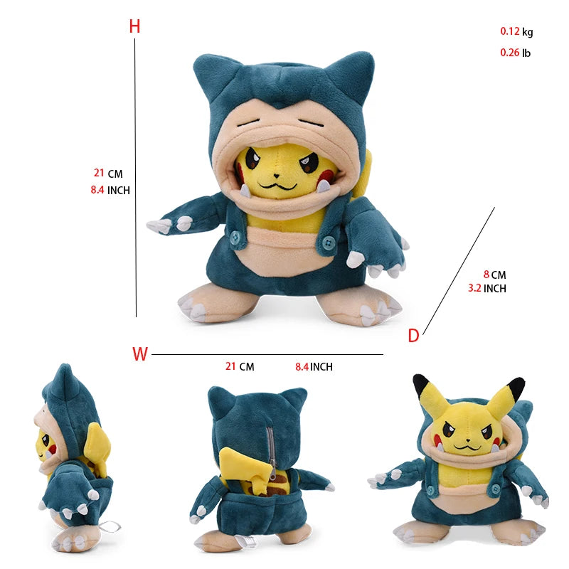 Pikachu in costumes