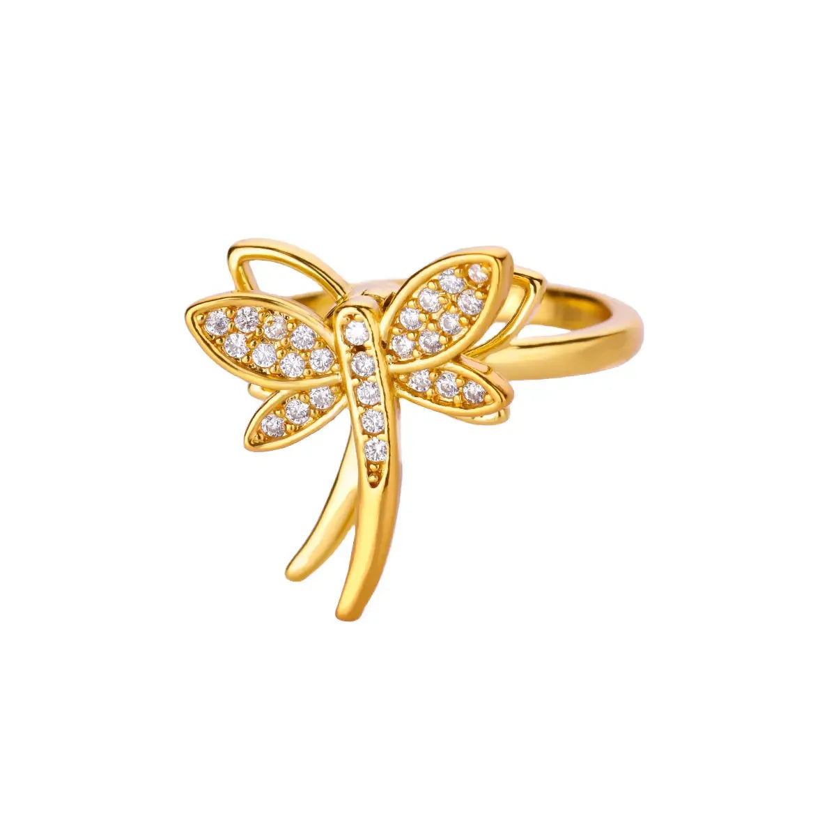 Women's Spinner Ring Luxury Four Clover Flower Rings