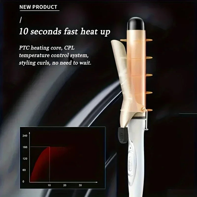 electric curling iron 32/25MM perfect for quick hair fixes and looking your best