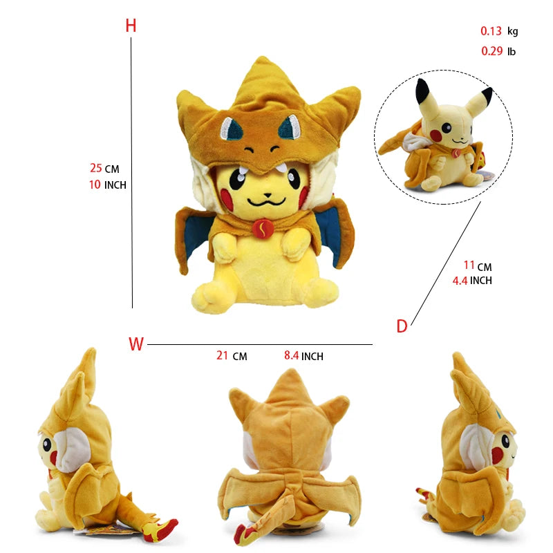 Pikachu in costumes