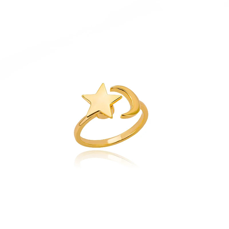 Women's Spinner Ring Luxury Four Clover Flower Rings