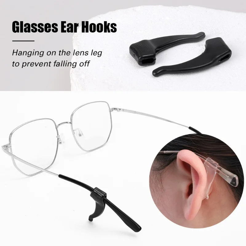 Glasses Won't Shake Off Non Slip Earbuds Silicone