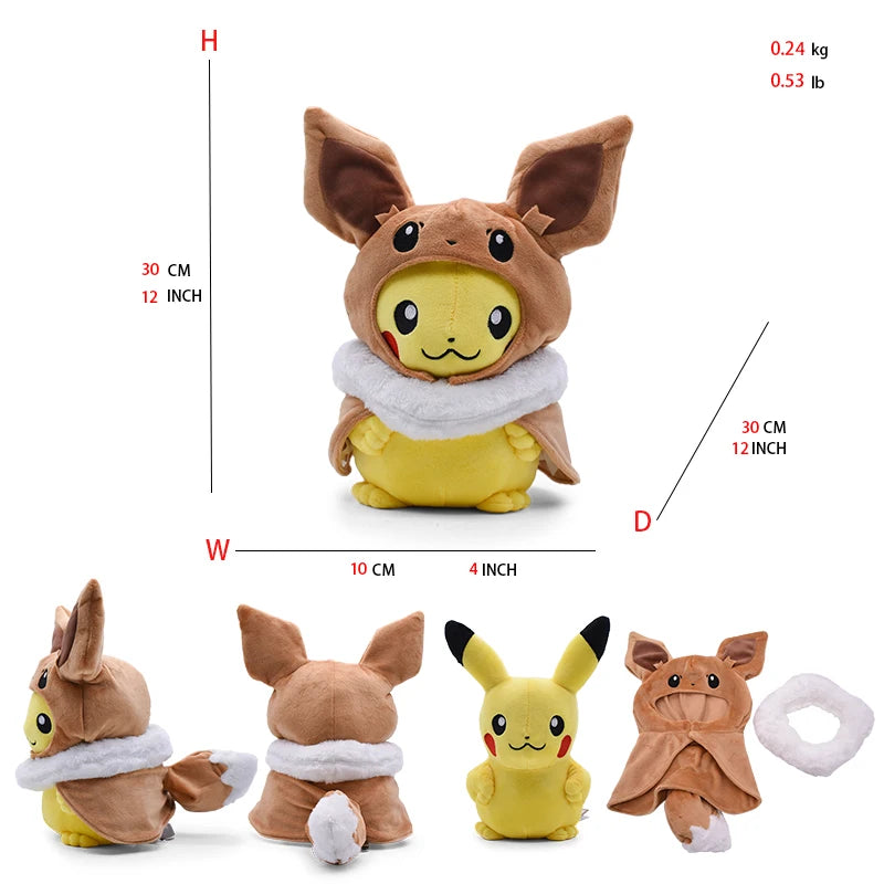 Pikachu in costumes